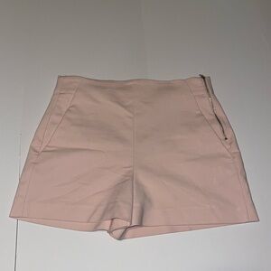 Zara High Waist Blush Shorts